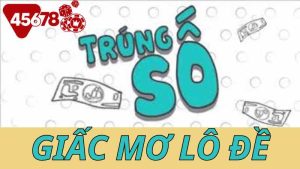 giấc mơ lô đề 45678